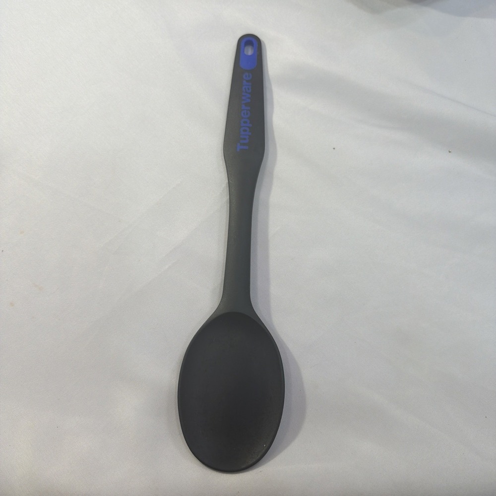 Tupperware Chef Series Simple Spoon Kitchen Prep Tool Black # 7589